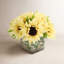Faux Sunflowers in Vase-1031976618