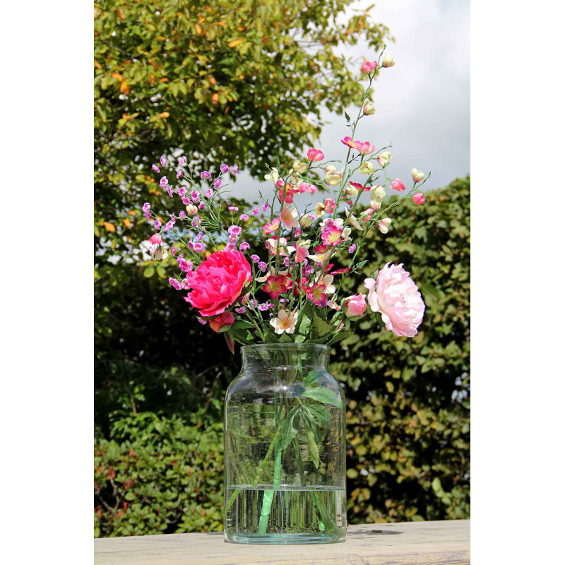 Polaris Glass Table Vase, 35cm H x 21cm W x 21cm D