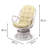 Upholstered Swivel Accent Chair-765440406-778540623