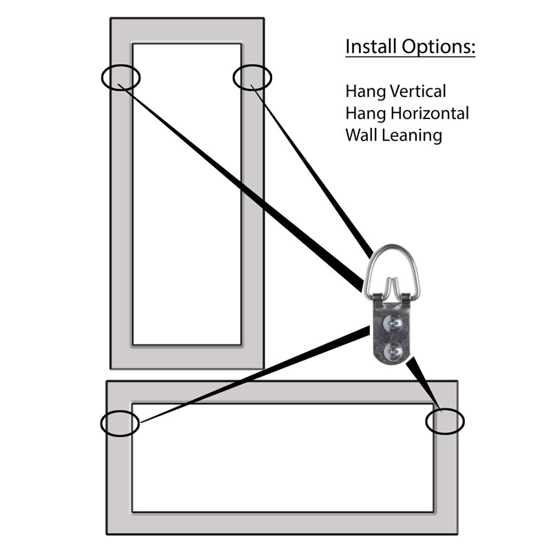 Frawley Modern & Comtemporary Full Length Mirror, Silver Grain