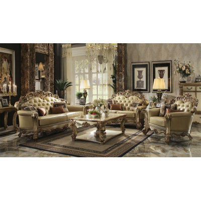 Mccarroll 96'' Faux Leather Sofa