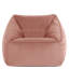 Natalia Velvet Armchair Bean Bag-63189121