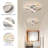 Janyia 1 - Light 11.81" Unique/Statement Geometric LED Semi Flush Mount