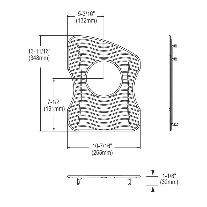 14" x 10" Bottom Sink Grid
