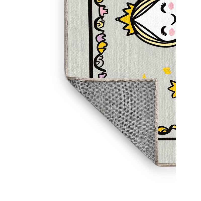 Tapis fantaisie lavable Gemma, Rectangulaire 3 pi x 5 pi
