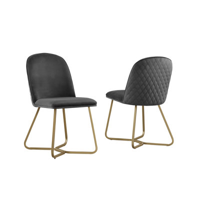 Jaquai Velvet Side Chair