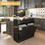 Base de plancher, armoire de cuisine inclinable, armoire d'appoint