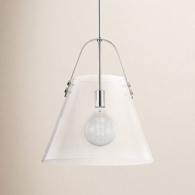 Ahava Single Light Glass Pendant