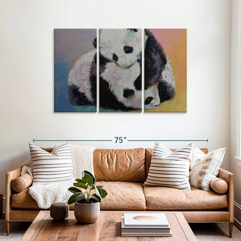 Brampt Baby Panda Rumble, 36" H x 57" W