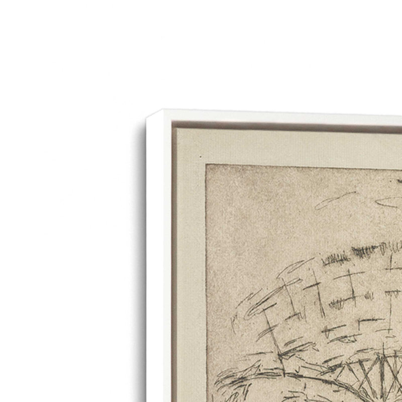 «Penn Station» par Stellar Design Studio, reproduction d'art, Toile avec cadre, L 36 x H 48, Blanc
