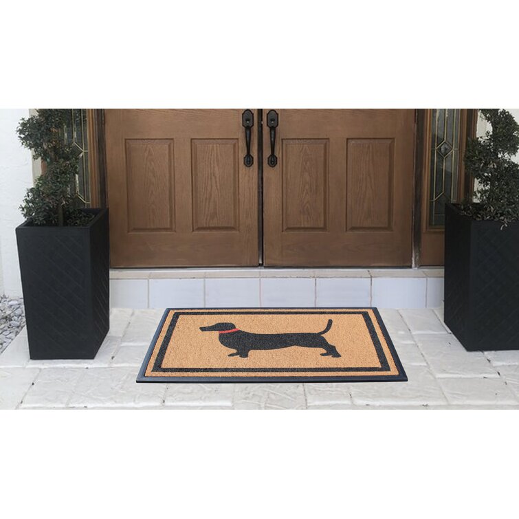 Winston Porter Non-Slip Animal Print Outdoor Doormat & Reviews