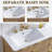 60'' Free Standing Double Bathroom Vanity With Engineered Stone Top, Soft-Close Doors-962212023