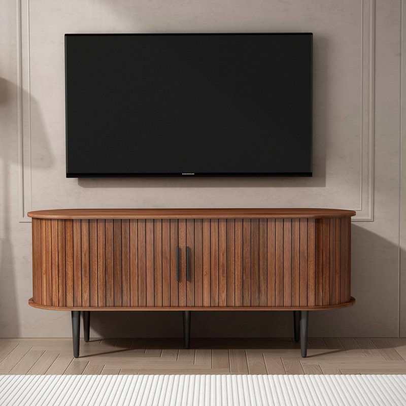 Meuble télé Ian Mid-Century, H 21,65 po x l 47 po x P 15,75 po