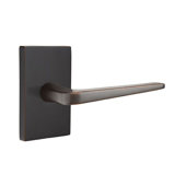 Athena Flat Passage (Hall & Closet) Door Lever with Rectangle Rosette
