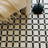 Harlow Geometric Tile Beige/ Black Area Rug-1569314540