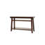 1 pièce Console de rangement sous la table avec canapé et placage en bois d'hévéa
