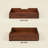 NTC Solid Wood Under Bed Storage with Wheels, 2-Pack Under Bed Organizer Drawer, Space Saving Bedroom Storage Box, 100 lbs Capacity, Dark Walnut-1987589738