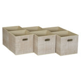 Wayfair Basics® Open Fabric Storage Bin Set