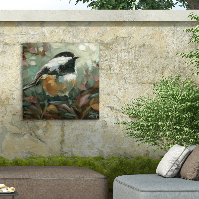 Toile d'extérieur Andrea Lavery Chickadee, H 14 po x l 14 po