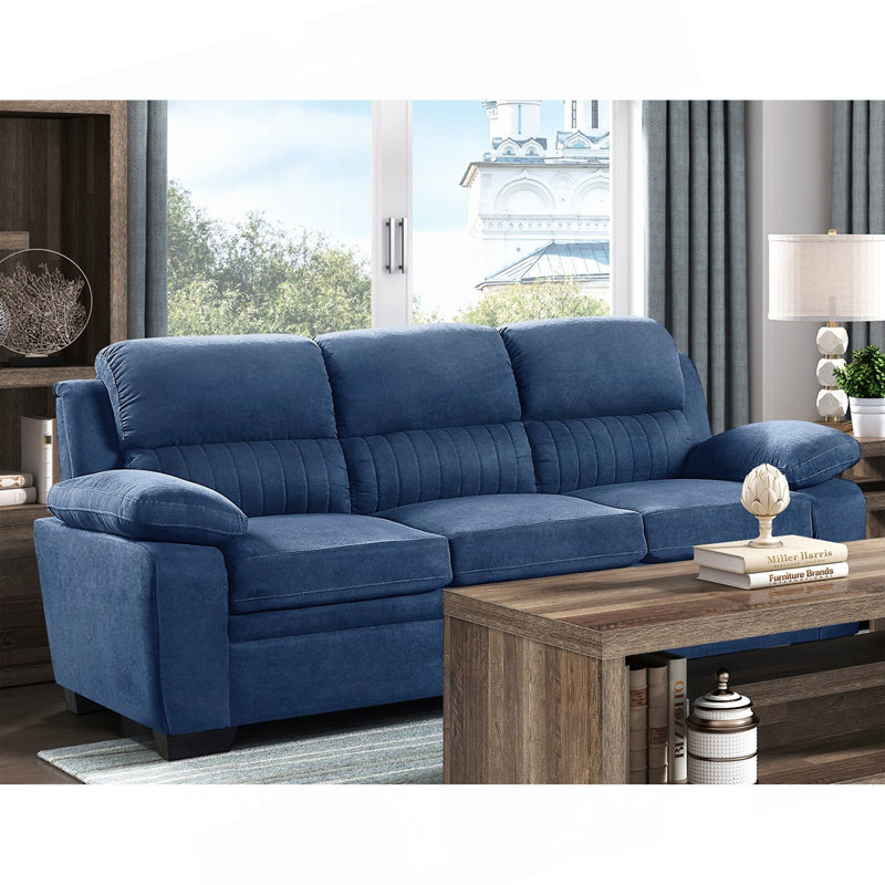 Canapé confortable à assise moelleuse 1pc, Bleu