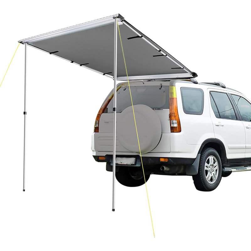Yescom 6.7X8.2Ft Car Side Awning Pu2000mm UV50+, 84"H x 55"W x 84"D, Gray