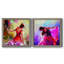 Danseuse - ensemble de 2 peintures sur toile encadrées-883619129-883619130