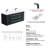 61 " W Free Standing Wall Mounted 1 Single Double Vanity Bathroom Vanity With Solid Surface Top-93549452-93549455