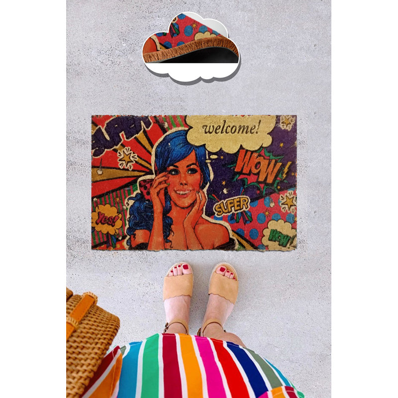 24" x 16" Non-Slip Outdoor Door Mat