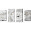 "Silver Sun Garden" par Katrina Craven, ensemble de 4 reproductions sur toiles-63562906