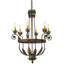 Greenbriar Oak 6 - Light Chandelier