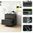 2 Drawer Steel Lateral Filing Cabinet For Home Office, High - Quality Material, Silent Opening, Adjustable Storage A4/letter/legal Documents, Lock, Quick Assembly In Black, Cold Rolled Steel, Quiet-769639626