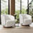 Caysey Boucle Upholstered Swivel Accent Chair-101895679