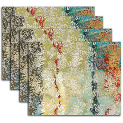 Napperon abstrait en polyester