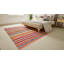 Striped Wool Hand Knotted Area Rug-1678567950