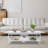 Modern 2-Tier Rectangular Coffee Table-524099362