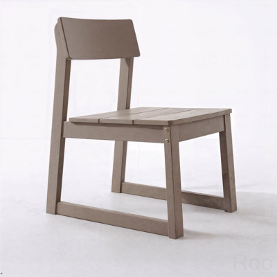 Outdoor Garden Chair, Modernist Design With Backrest