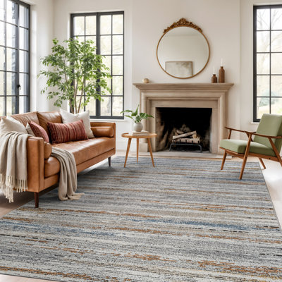 Tapis multicolore Painter’s Loft - Accent artistique subtil, facile à nettoyer