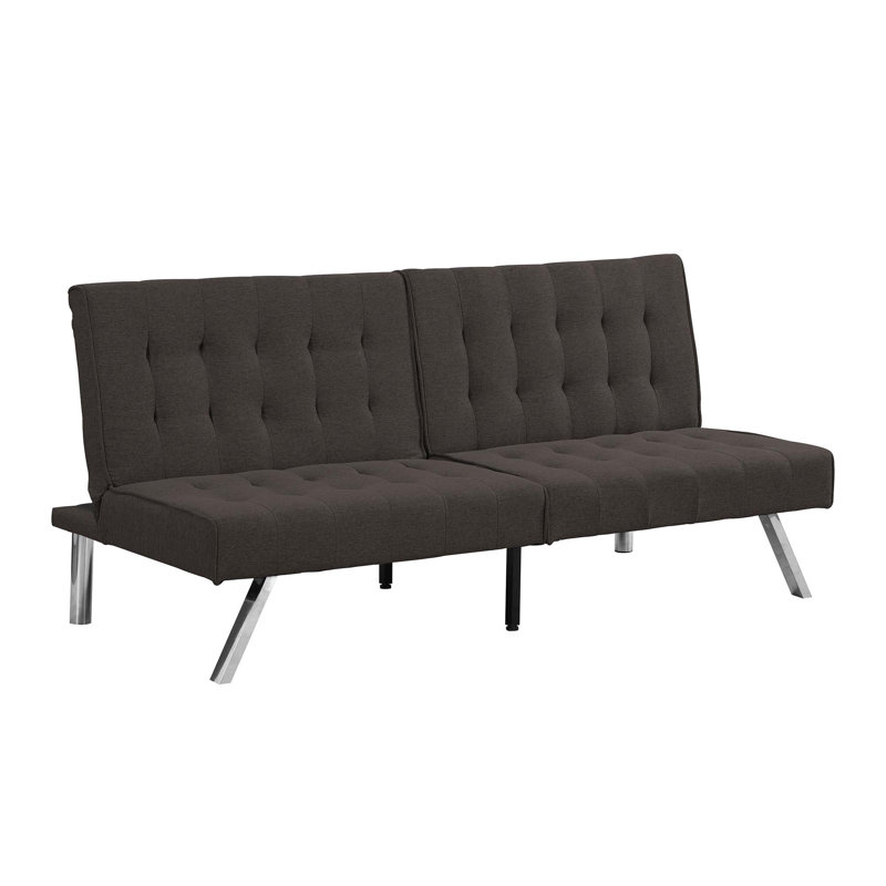 Versatile Futon Sofa Bed with Stainless Steel Legs for All Occasions