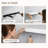 2 Pieces Floating Shelves, Wall Shelf Display Shelves for Living Room/Bedroom/Bathroom/Kitchen-1233567951-1233567938