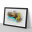 Reflection of Houses in Girona Spain in Abstract - Picture Frame Graphic Art Print-55778408-55778409