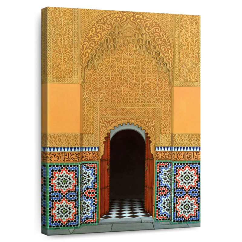 Aime Door Marrakech, 45" H x 30" W