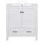 Meuble-lavabo blanc 30 po avec lavabo simple