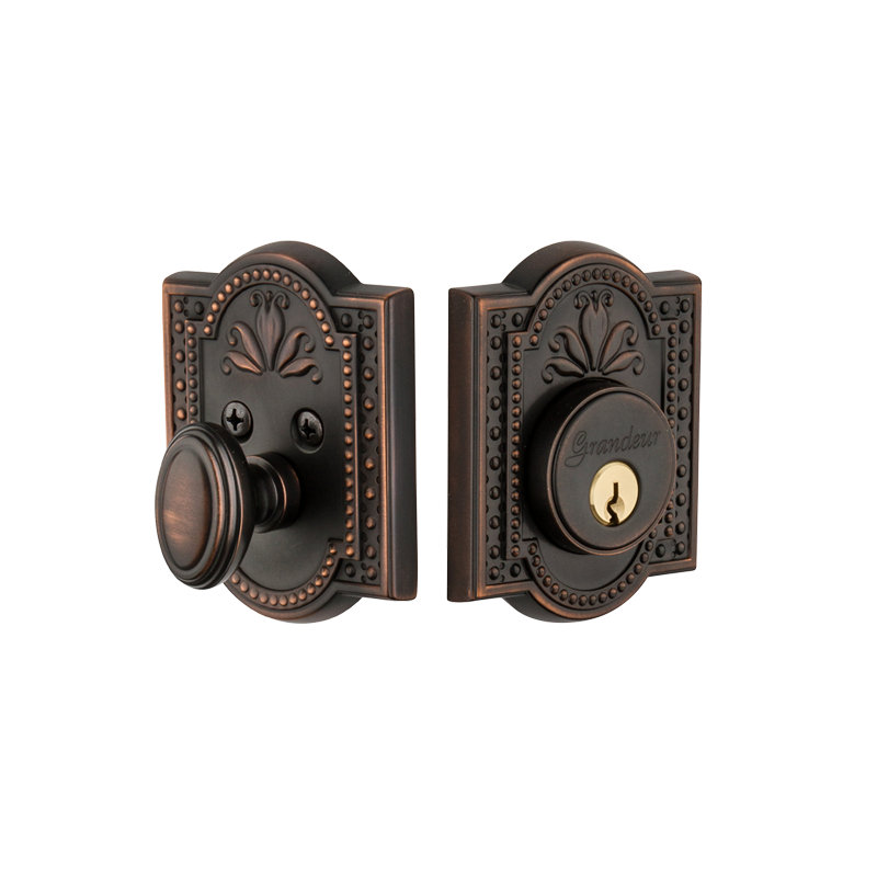 Parthenon Double Cylinder Deadbolt, Timeless Bronze