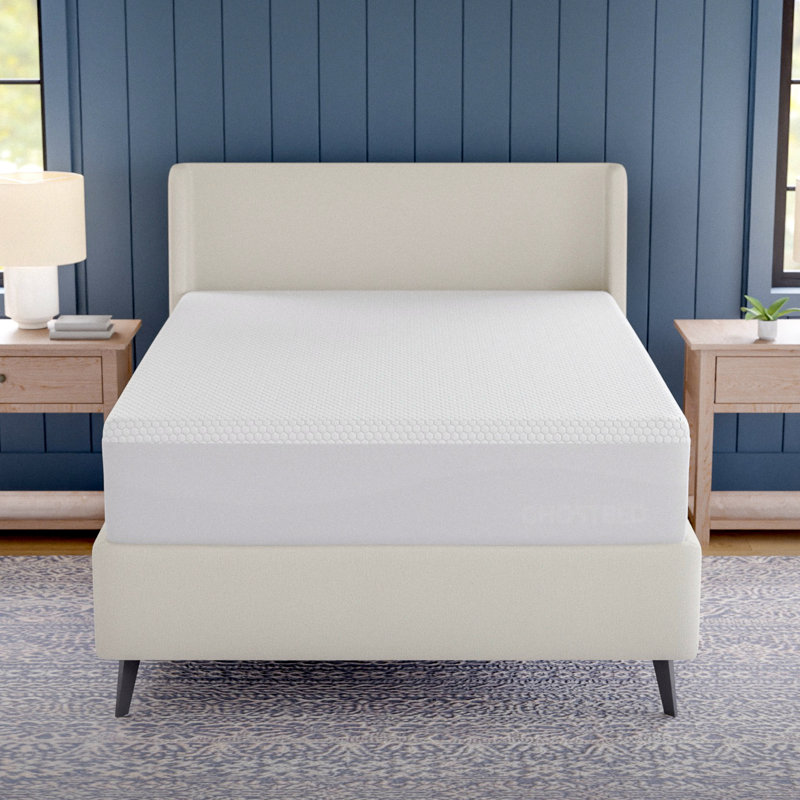 GhostBed Memory Foam Mattress Topper, Queen