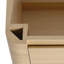 Armoire de salle de bain murale flottante en chêne blanc 28 po entièrement assemblée