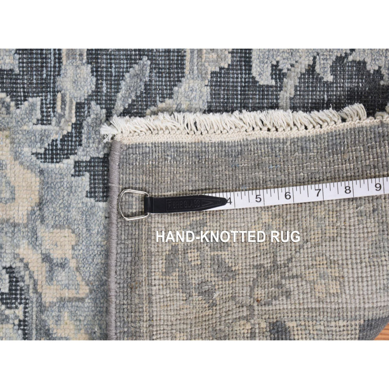 Aticus One-of-a-Kind 12' X 15'8" New Age Wool Area Rug Grey