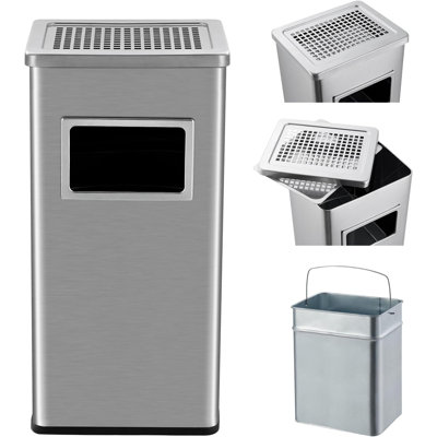 8Gal/30L Indoor Outdoor Commercial Trash Can