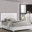 Meuble de chambre contemporain avec cadre de lit avec tête de lit à DEL et finition UV 1Pc-326439812-326439819