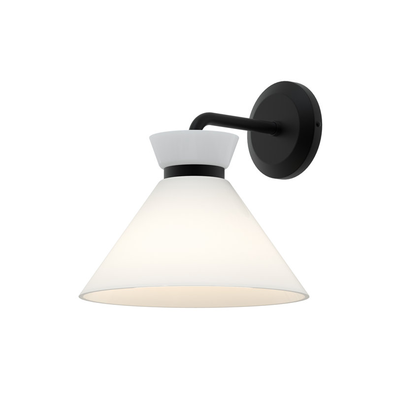 Dimmable Bath Sconce, Matte Black