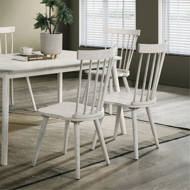 Chaise d'intérieur, ensemble de 2 chaises de ferme rustiques, chaises d'appoint en bois pour la cuisine, la salle à manger, le salon